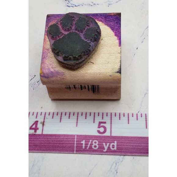 Lot of 10 Random Wood Mounted Rubber Stamps Hearts Spring Sayings - Picture 9 of 16